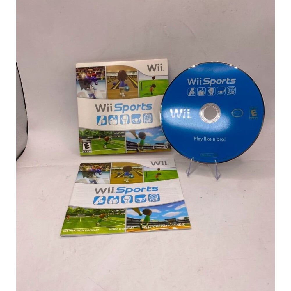 Wii Sports Nintendo Wii 2006 - Tested Bowling Golf Tennis Boxing Bball Mint CIB